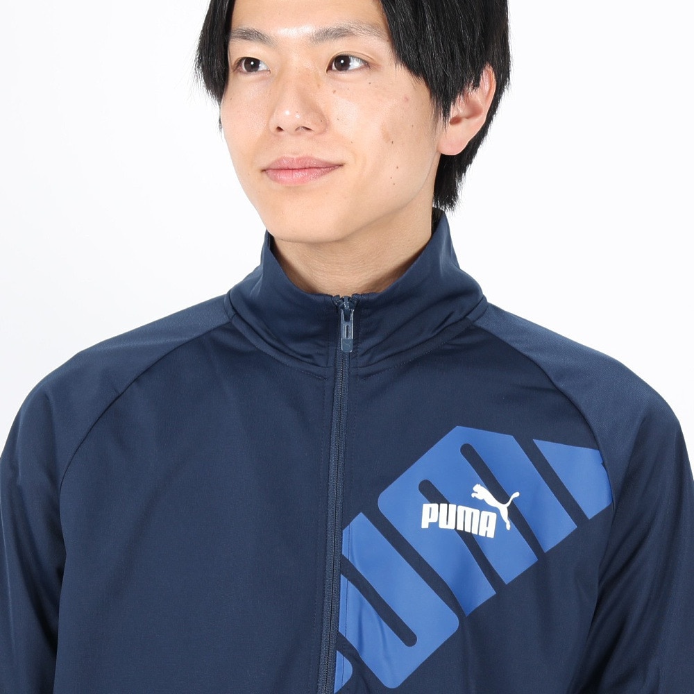 プーマ（PUMA）（メンズ）ジャージ 上下セット ネイビー パワー ポリ トラックスーツ 681296 14 NVY