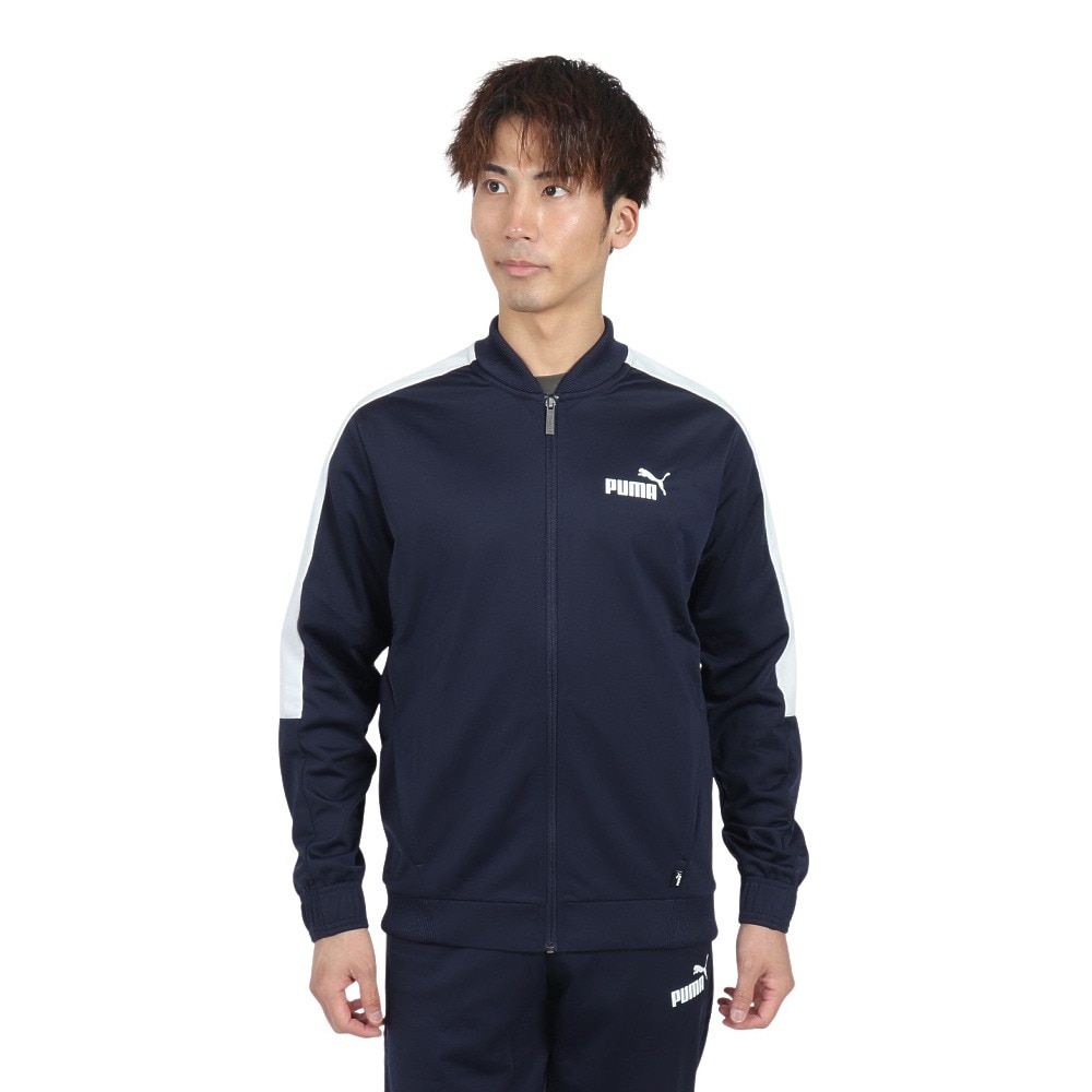 プーマ（PUMA）（メンズ）BASEBALL トリコット トレーニングスーツ 上下セット 678475 06 NVY
