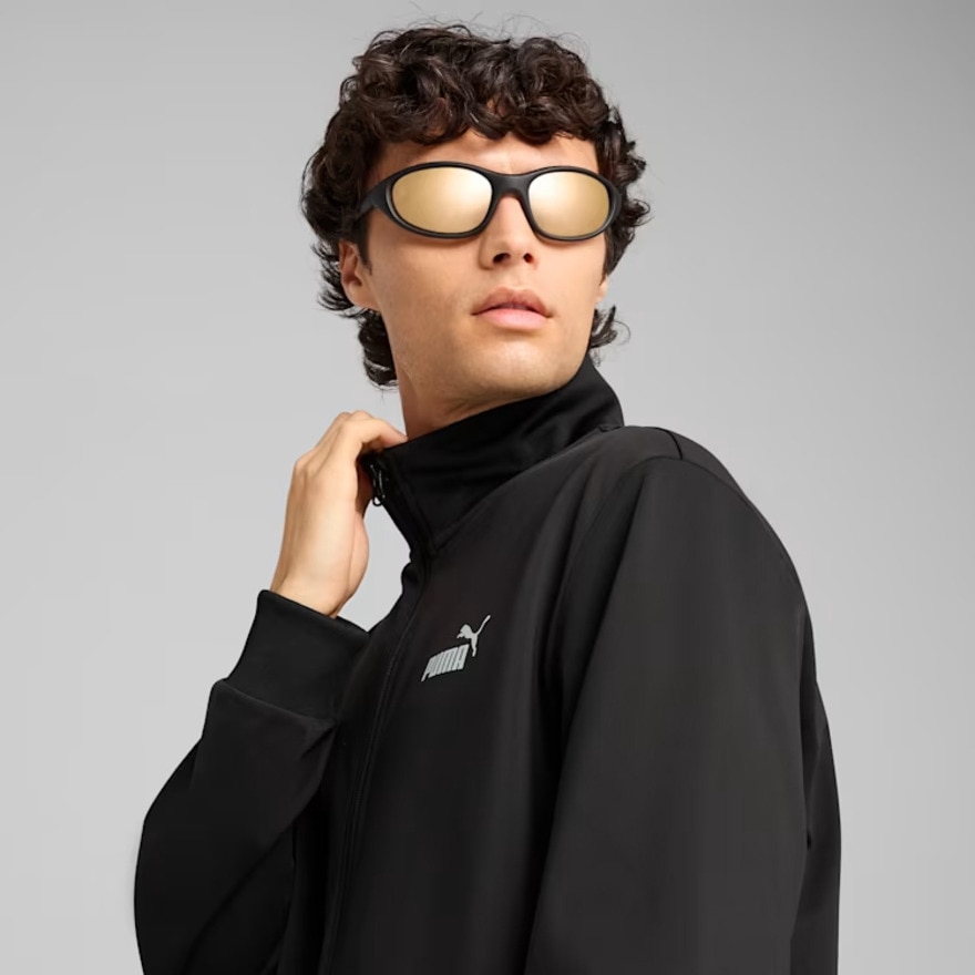 プーマ（PUMA）（メンズ）ESS ポリ スーツ 上下セット 687648 01 BLK