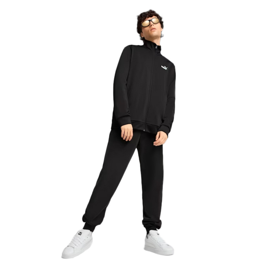 (メンズ)ESS ポリ スーツ 上下セット 687648 01 BLK