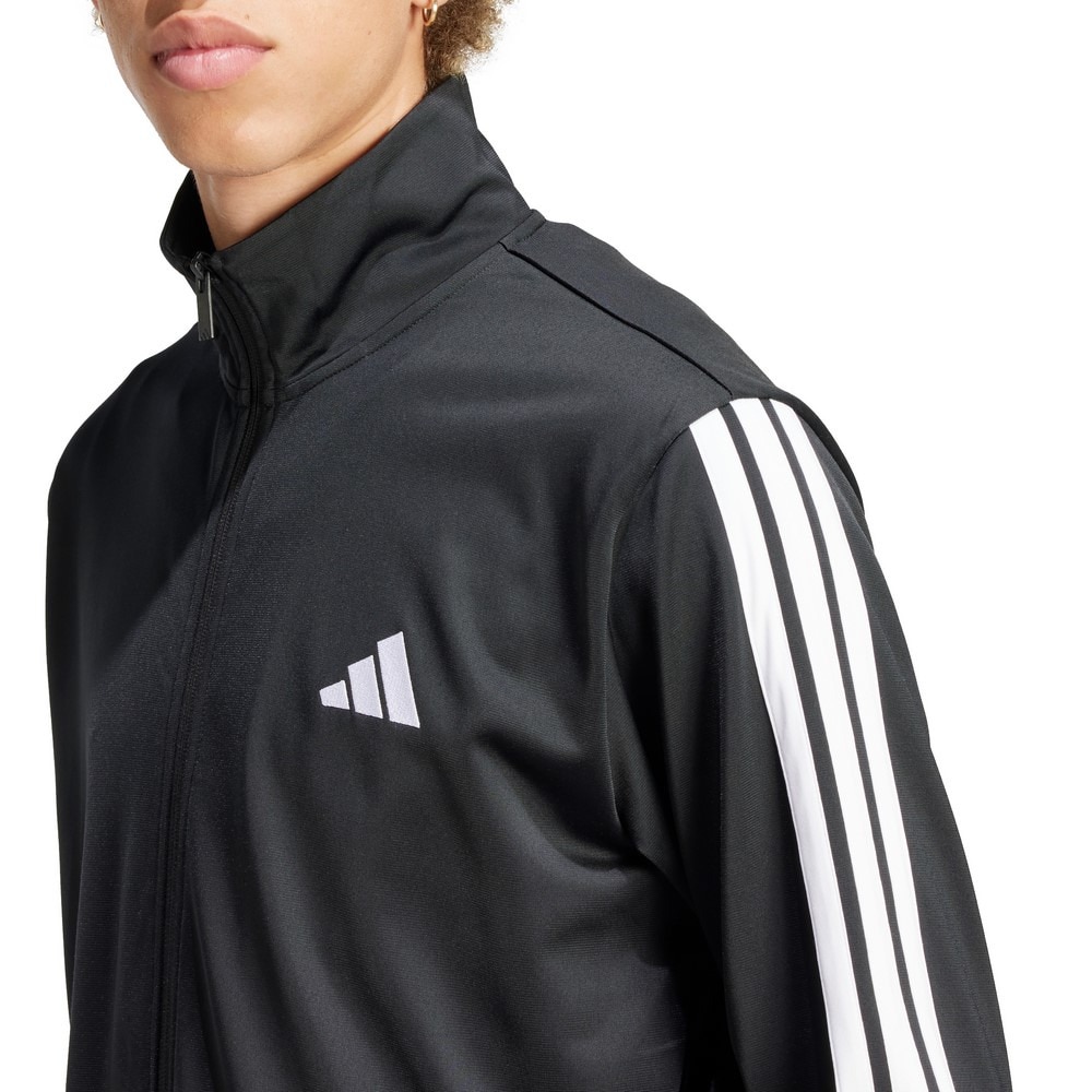 アディダス（adidas）（メンズ）ベーシック スリーストライプス トリコット トラックスーツ上下セット KSG43-JI8858