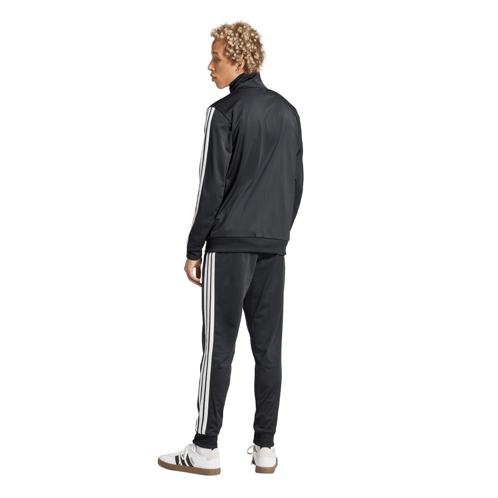 アディダス（adidas）（メンズ）ベーシック スリーストライプス トリコット トラックスーツ上下セット KSG43-JI8858