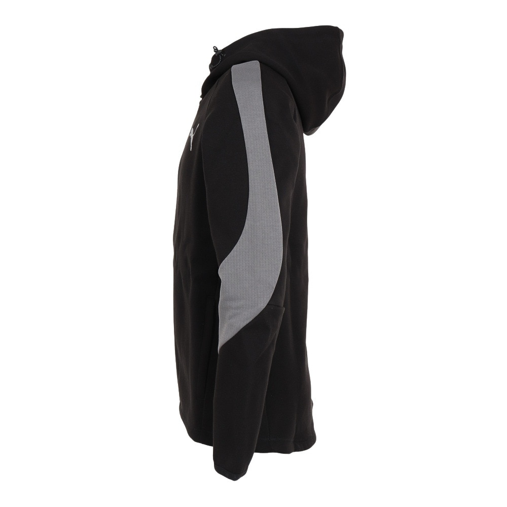 プーマ（PUMA）（メンズ）ジャージ上下セット メンズ EVOSTRIPE フーデッド ジャケット 672386 01 BLK+672383 01 BLK