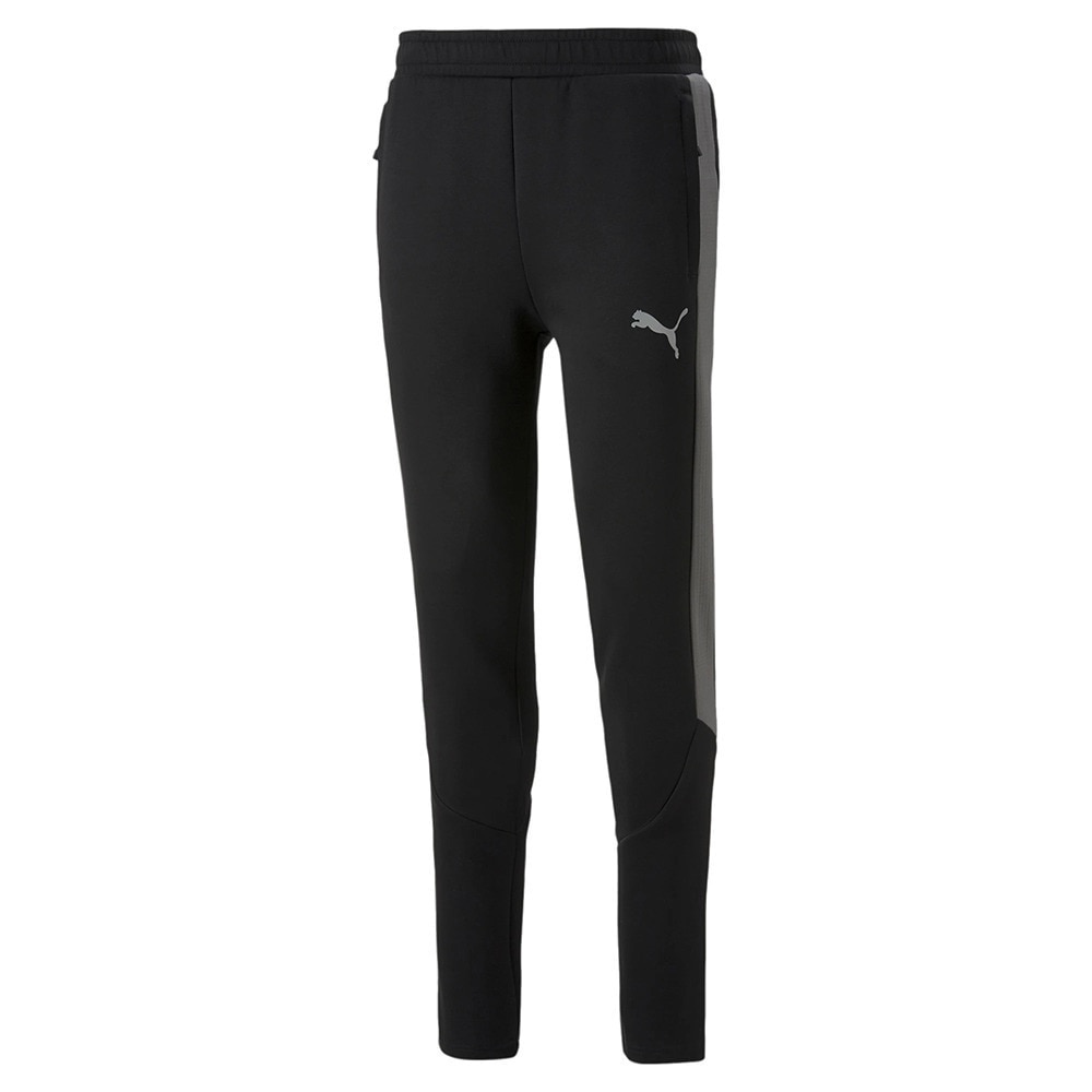 プーマ（PUMA）（メンズ）ジャージ上下セット メンズ EVOSTRIPE フーデッド ジャケット 672386 01 BLK+672383 01 BLK