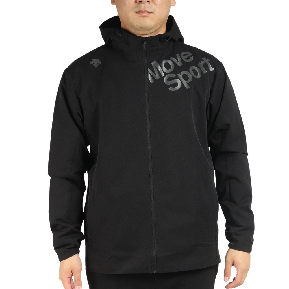 デサント（DESCENTE）（メンズ）ジャージ上下セット メンズ HEATNAVI AIRY TRANSFER ジャケット パンツ DMMUJF12A BK+DMMUJG12 BK