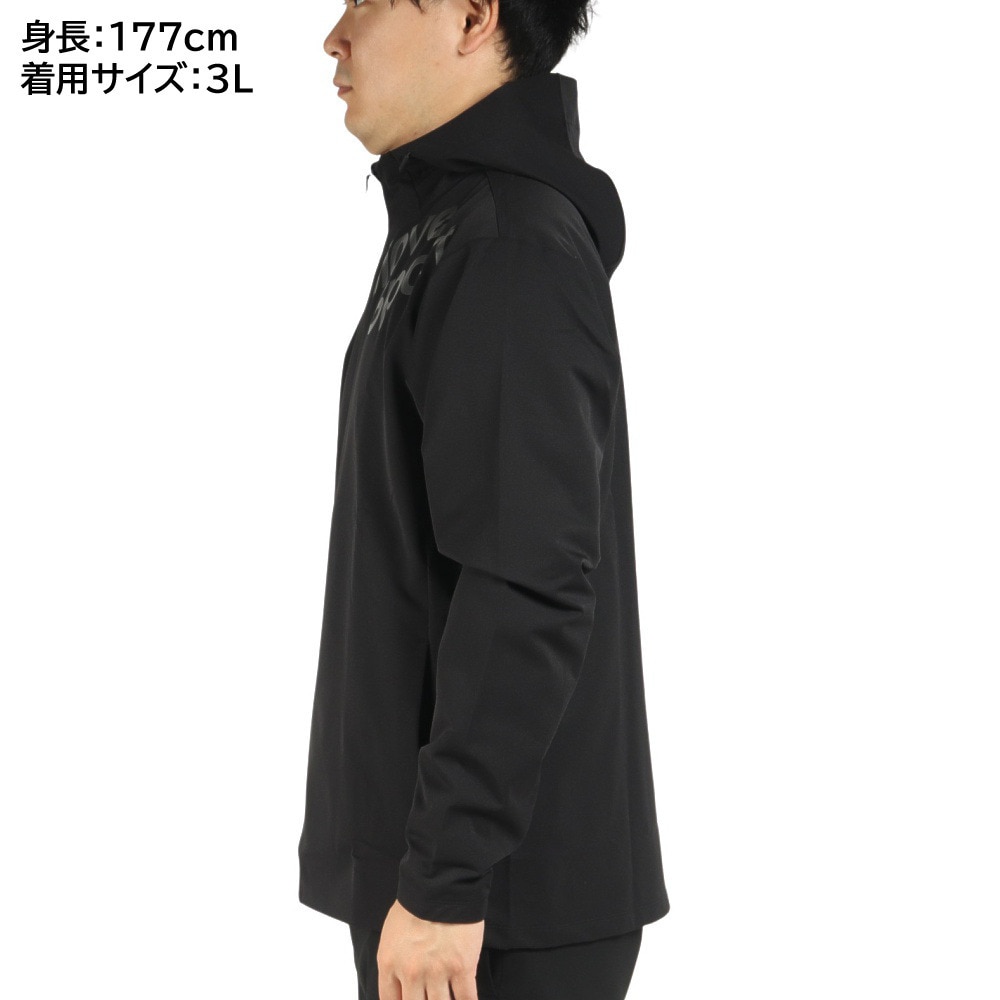 デサント（DESCENTE）（メンズ）ジャージ上下セット メンズ HEATNAVI AIRY TRANSFER ジャケット パンツ DMMUJF12A BK+DMMUJG12 BK