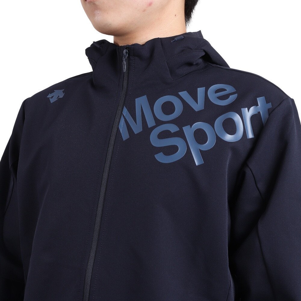 デサント（DESCENTE）（メンズ）ジャージ上下セット メンズ HEATNAVI AIRY TRANSFER ジャケット パンツ DMMUJF12A NV+DMMUJG12 NV