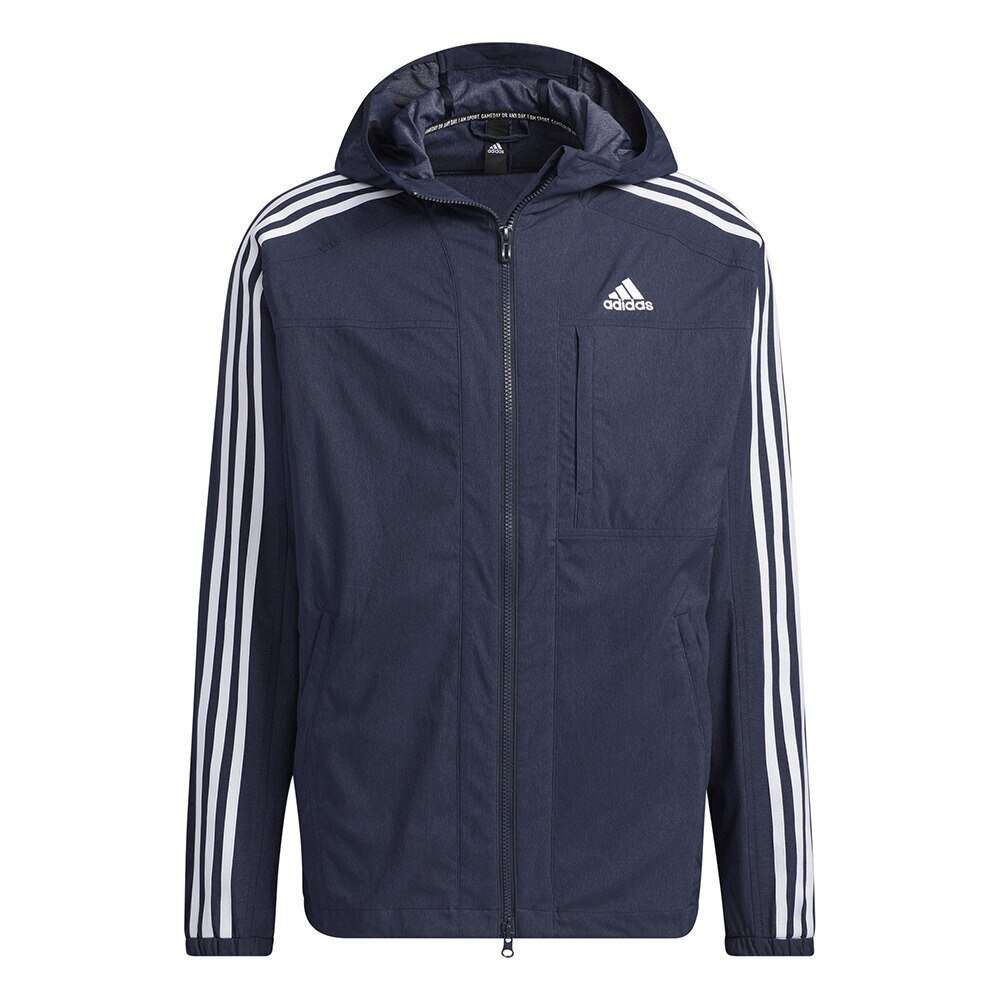 アディダス(adidas)(メンズ)ジャージ 上下セット メンズ デニムルック ストレッチウーブン BXF22-IA9389/BXF23-IA9386
