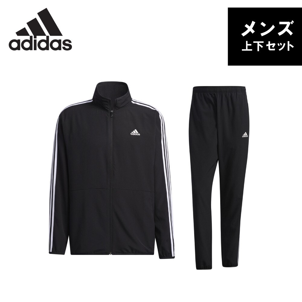 アディダス（adidas）（メンズ）ジャージ上下セット クロスジャージ マストハブ 3ストライプス クラシックジャケット パンツ JKL59-GN0819+JKL51-GN0818