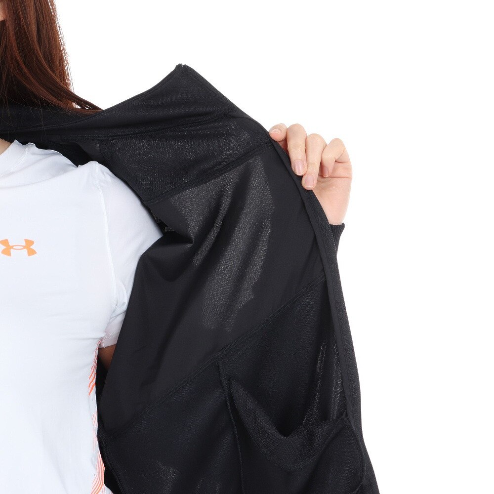 アンダーアーマー（UNDER ARMOUR）（レディース）ジャージ レディース UAトラック ウーブン フルジップ ジャケット 1378316 002