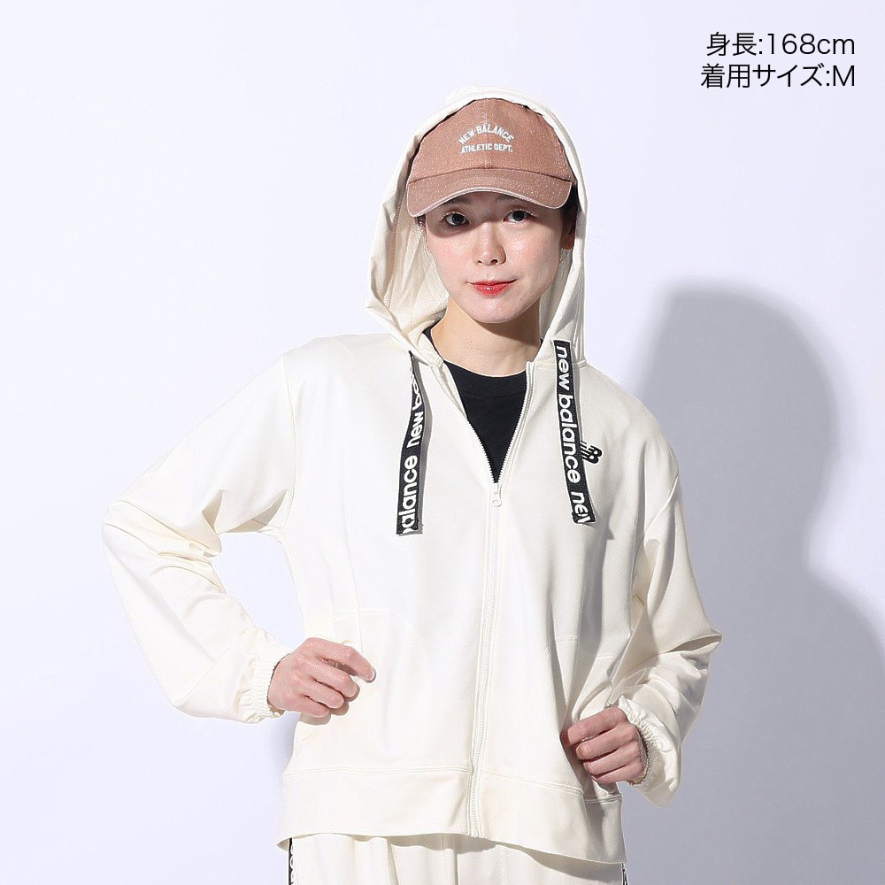ニューバランス（new balance）（レディース）ジャージ レディース リレントレス フルジップフーディ AWJ31187SAH