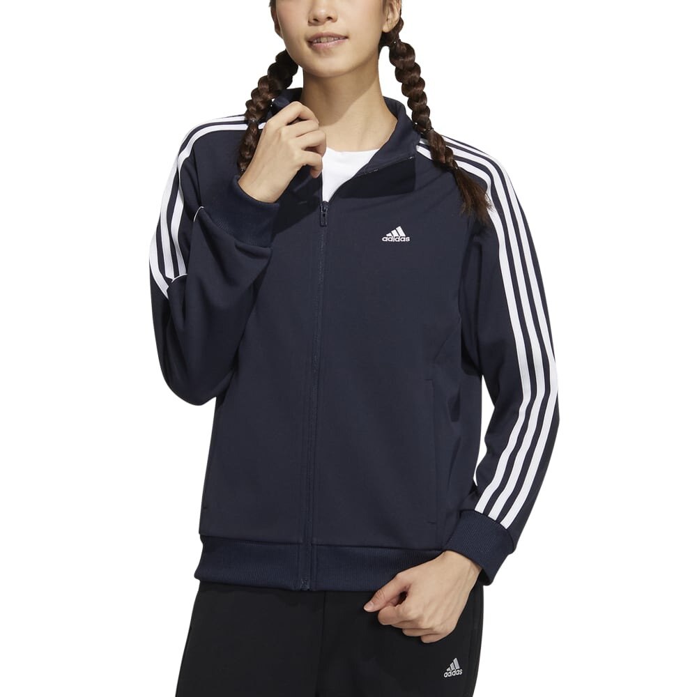 アディダス（adidas）（レディース）ジャージ レディース スリーストライプス ルーズフィット BUJ49-IA5191