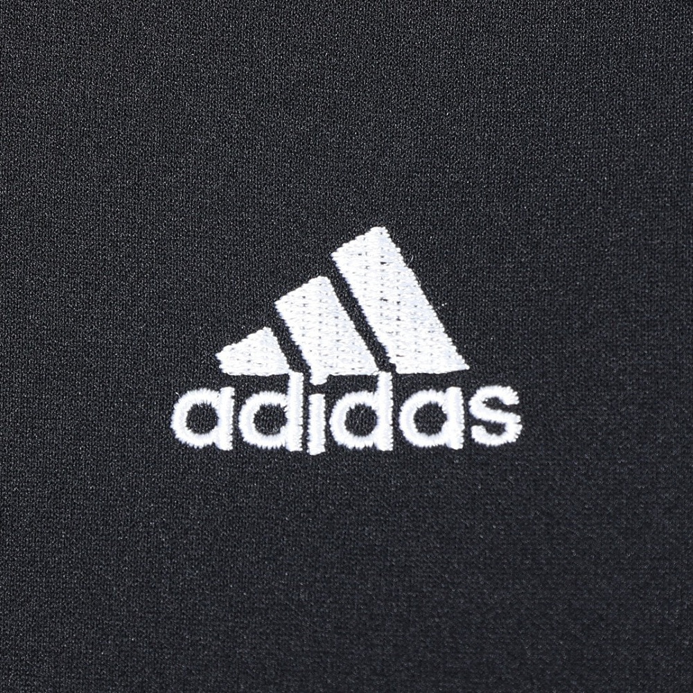 アディダス（adidas）（レディース）スリーストライプス ルーズフィット ダブルニット トラックトップ BUJ49-IA5193 ブラック