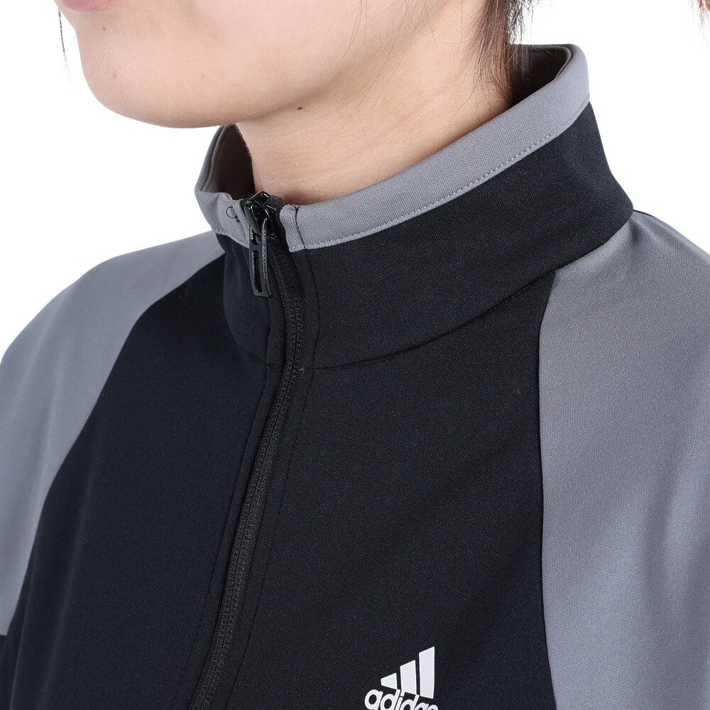 アディダス（adidas）（レディース）ジャージ レディース ルーズフィット カラーブロック BUJ51-IA5211