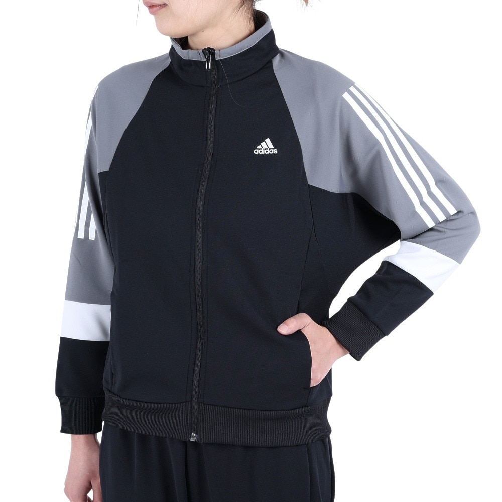 アディダス（adidas）（レディース）ジャージ レディース ルーズ