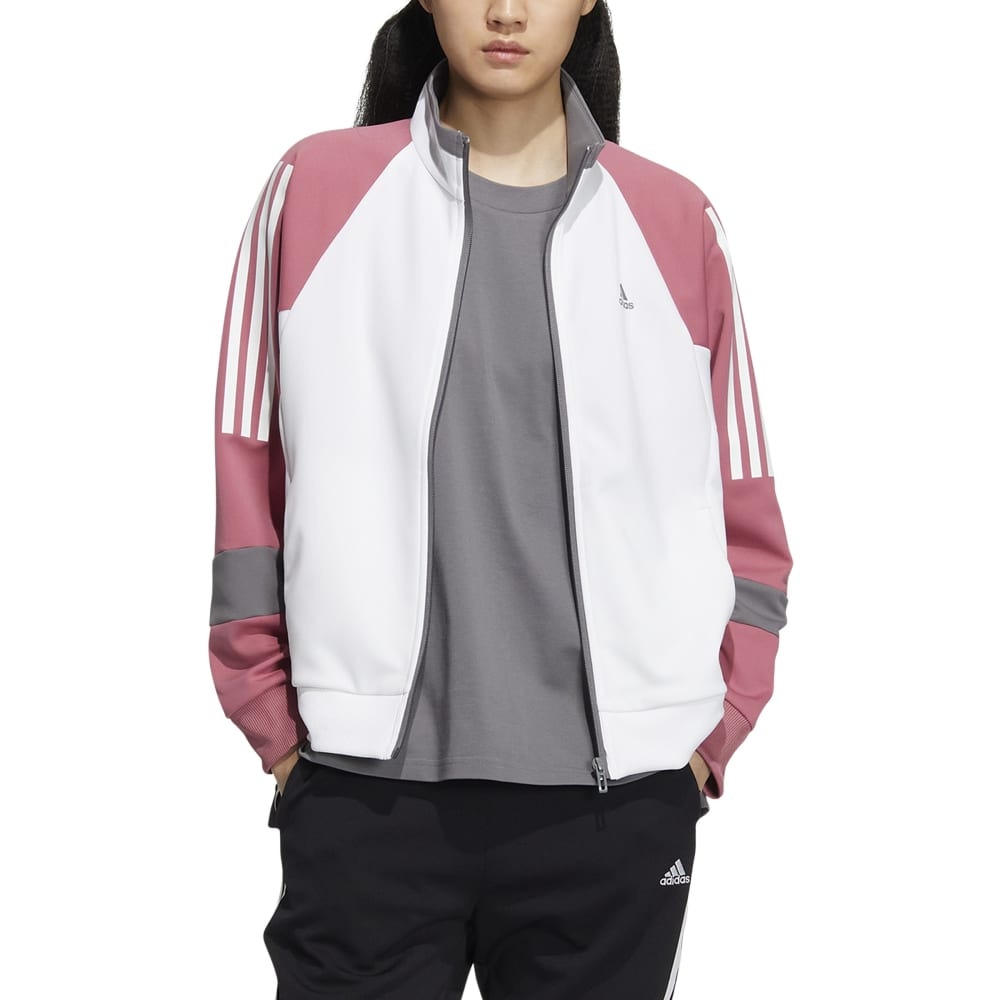 adidas TRACK TOP レディース メッシュジャージ