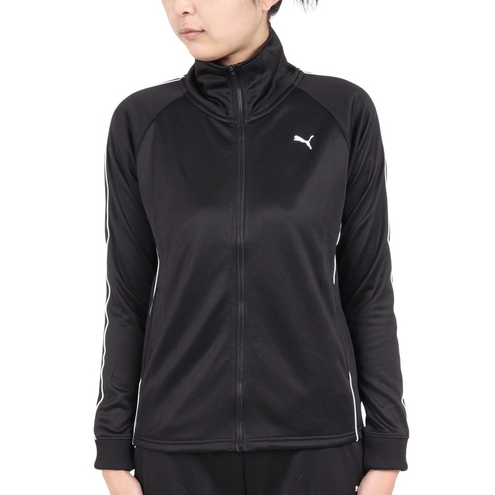 プーマ（PUMA）（レディース）ジャージ レディース ニット ジャケット 524296 01 BLK