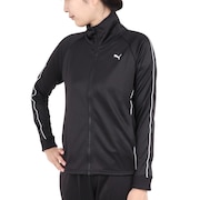 (レディース)ジャージ レディース ニット ジャケット 524296 01 BLK