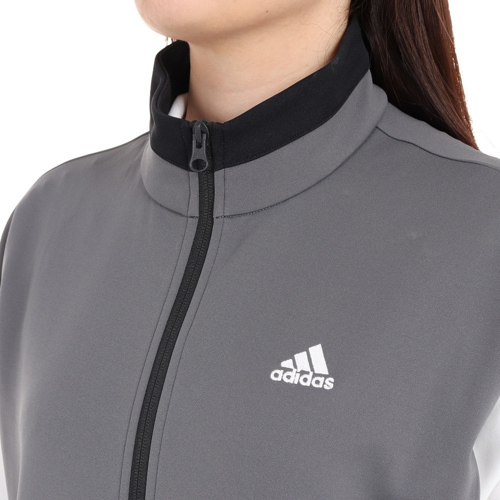 アディダス（adidas）（レディース）長袖シャツ レディース チーム ルーズフィット ダブルニットIEH89-IK9875