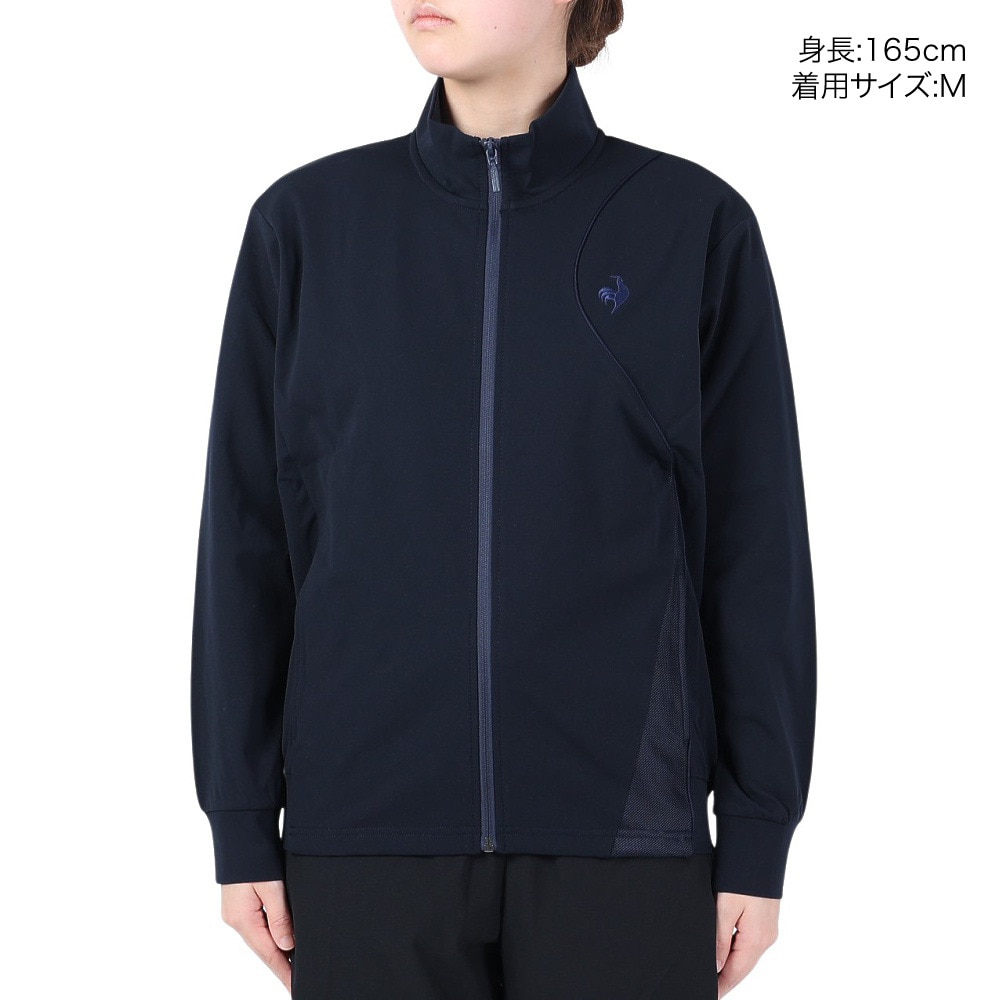 ルコックスポルティフ（lecoqsportif）（レディース）ジャケット レディース フルジップ ヘランカツイルジャージ QMWVJF02 NV