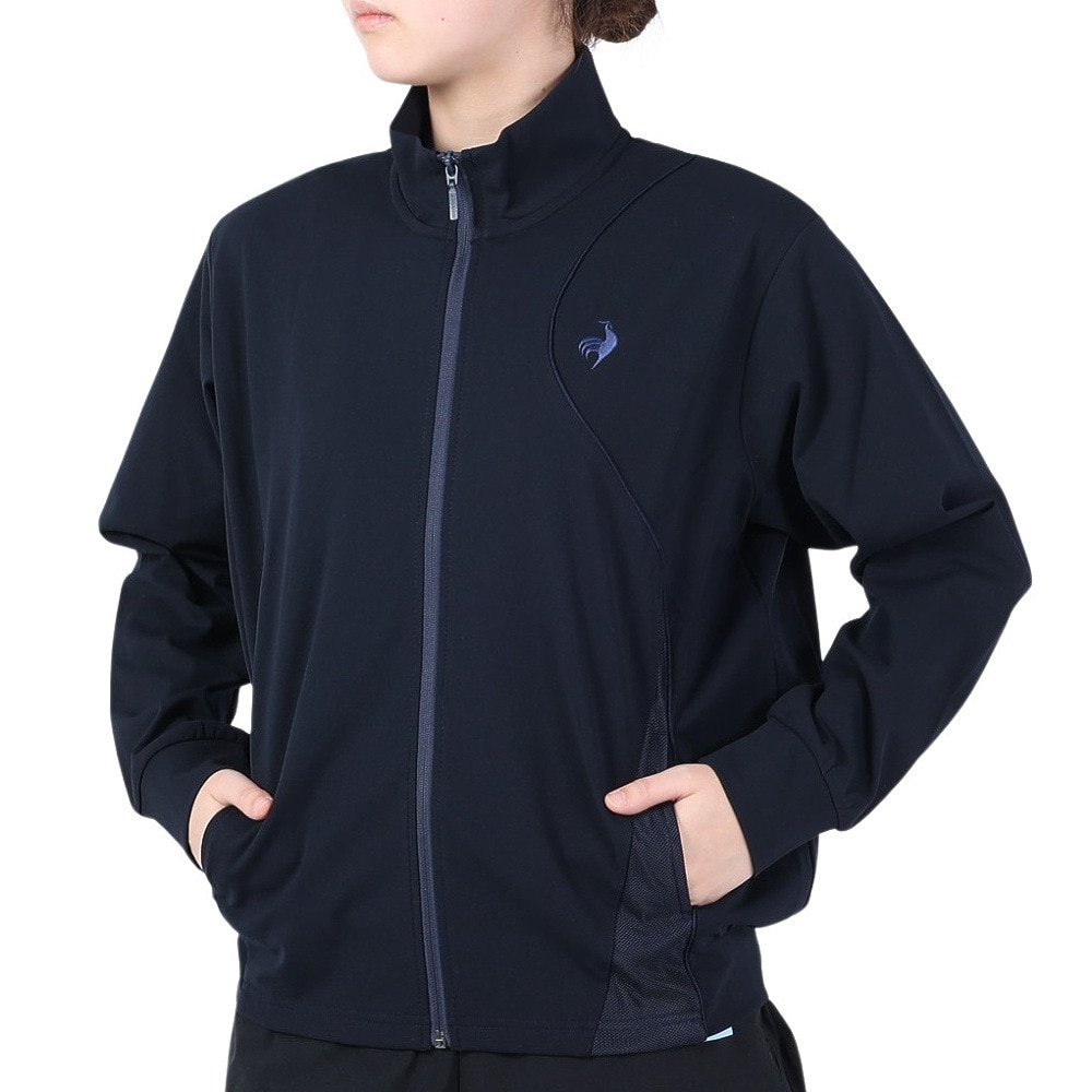 ルコックスポルティフ（lecoqsportif）（レディース）ジャケット レディース フルジップ ヘランカツイルジャージ QMWVJF02 NV