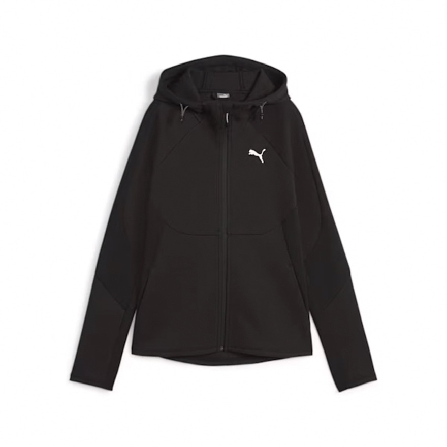 プーマ（PUMA）（レディース）エヴォストライプ フーデッドジャケット 681196 01 BLK