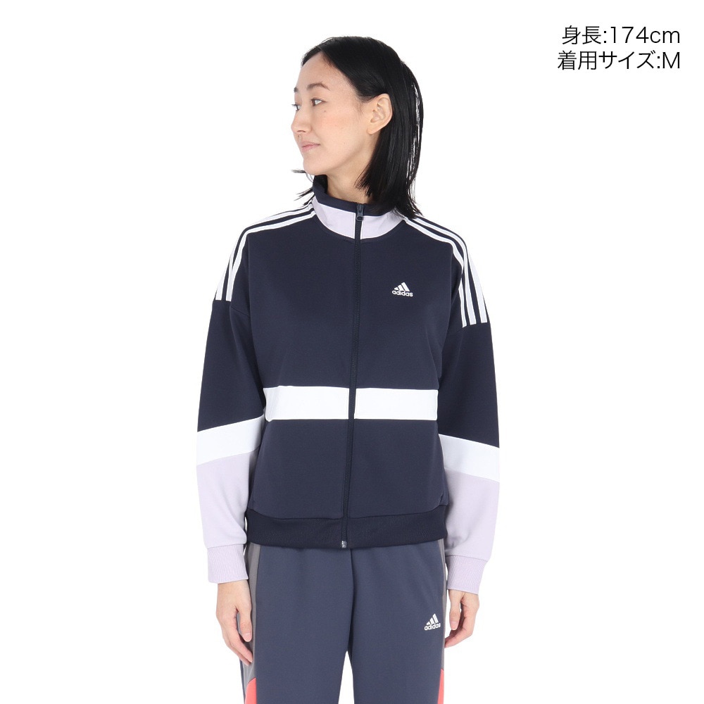 アディダス（adidas）（レディース）ジャージ ジャケット TEAM トラックトップ KTX55-JG8140