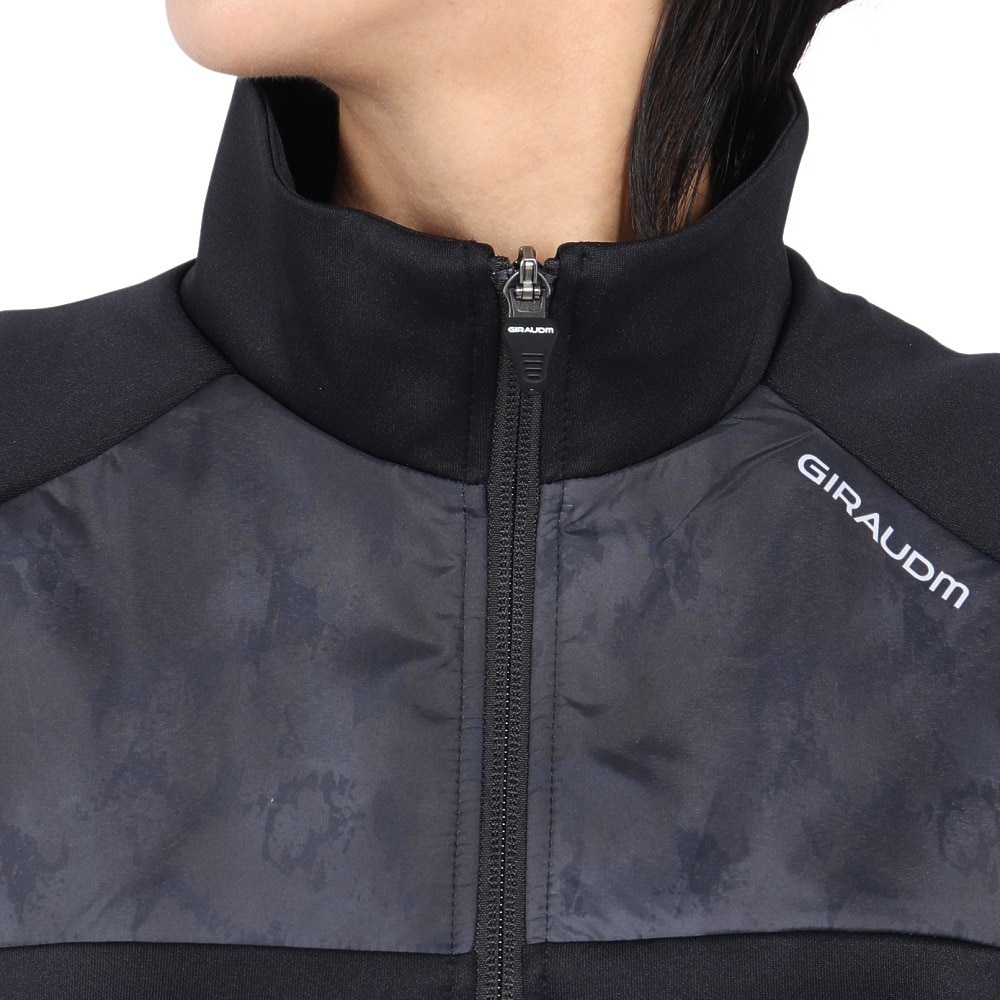 ジローム（GIRAUDM）（レディース）wovenconbi wu ジャケット WU4F0045-TR852-GRES BLK