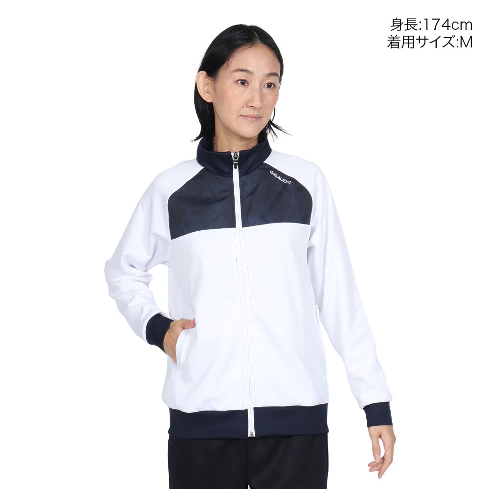 ジローム（GIRAUDM）（レディース）wovenconbi wu ジャケット WU4F0045-TR852-GRES WHT