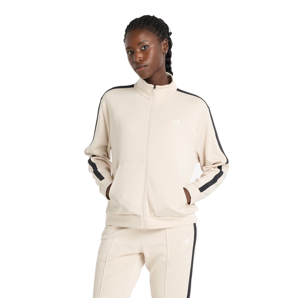 ニューバランス（new balance）（レディース）ニットトラックジャケット AWJ51505TWF