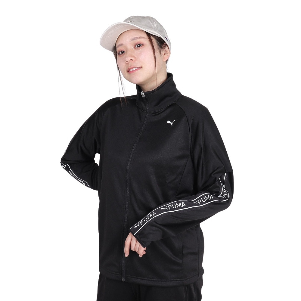 プーマ（PUMA）（レディース）TAD ニットジャケット 527030 01 BLK