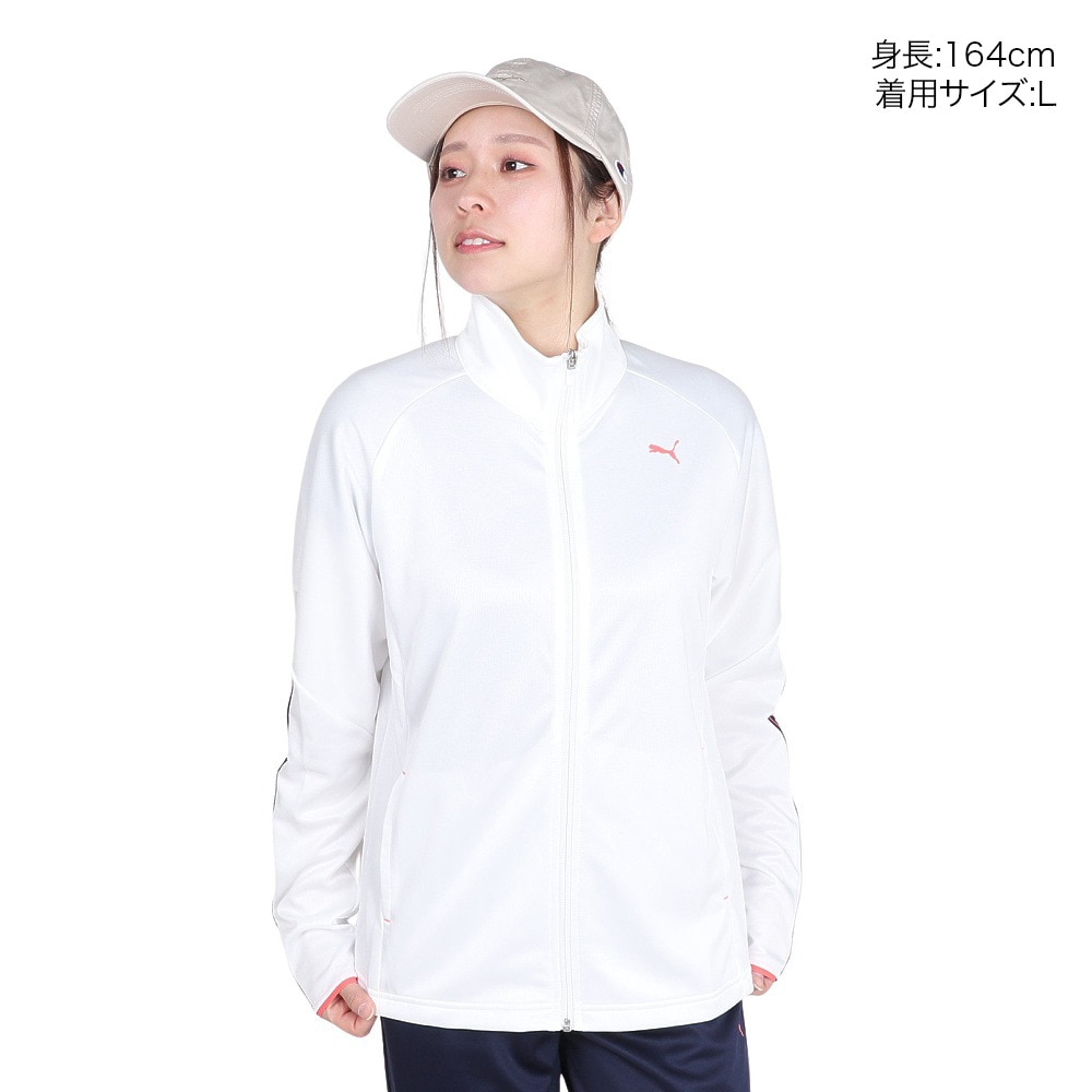 プーマ（PUMA）（レディース）TAD ニットジャケット 527030 02 WHT