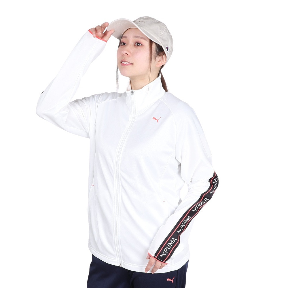 プーマ（PUMA）（レディース）TAD ニットジャケット 527030 02 WHT