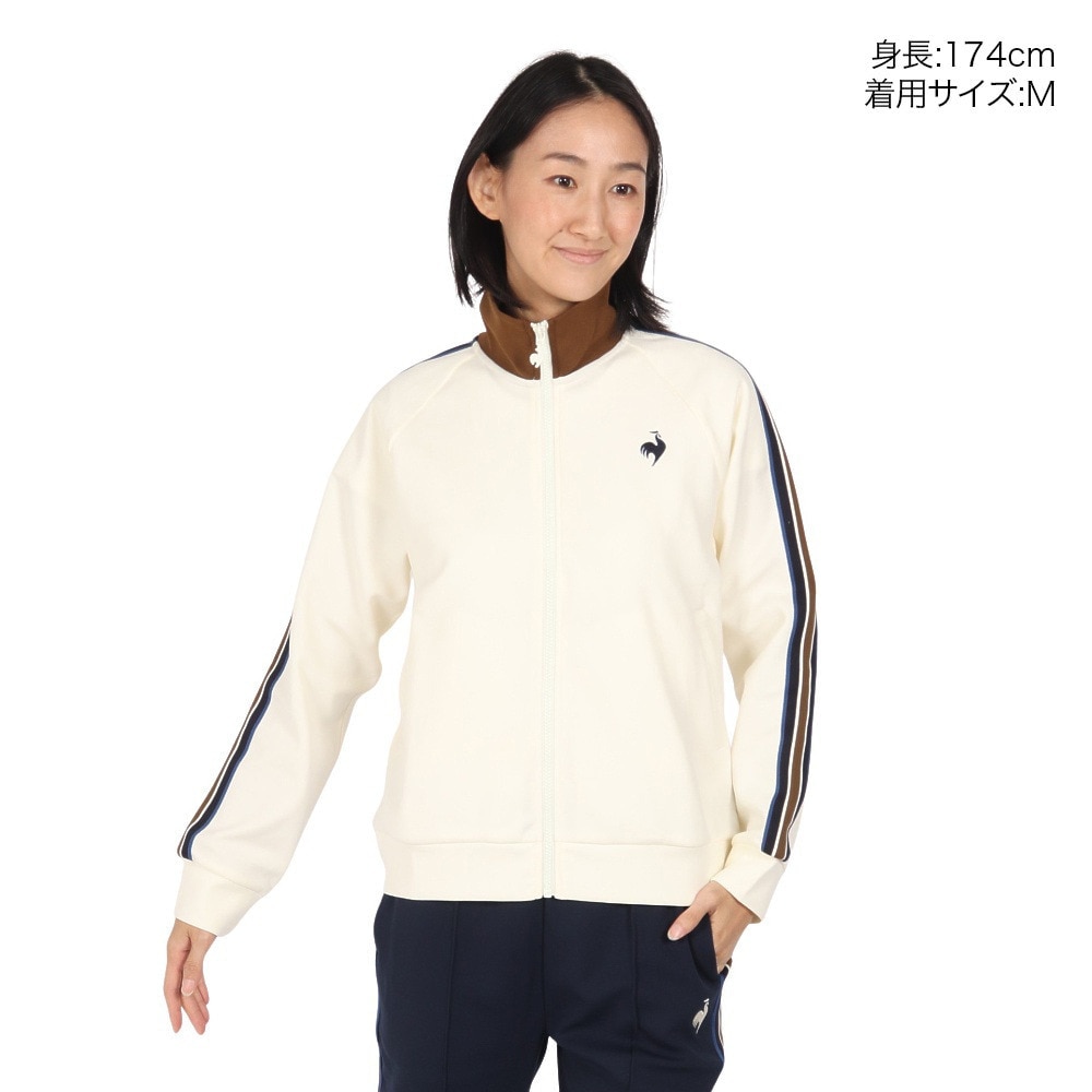ルコックスポルティフ（lecoqsportif）（レディース）ヘランカトラックジャージジャケット LT4FJG10L WH01