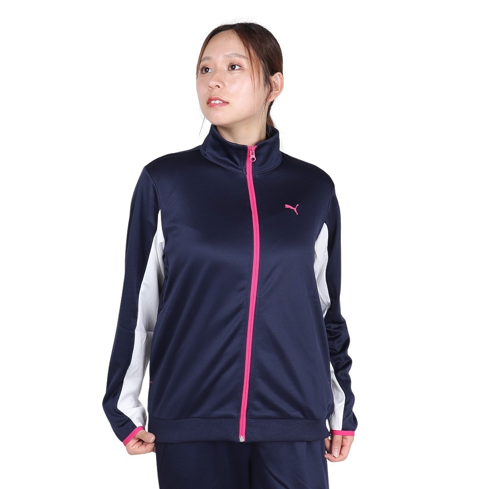 プーマ（PUMA）（レディース）TAD ジャージ ジャケット 528006 06 NVY