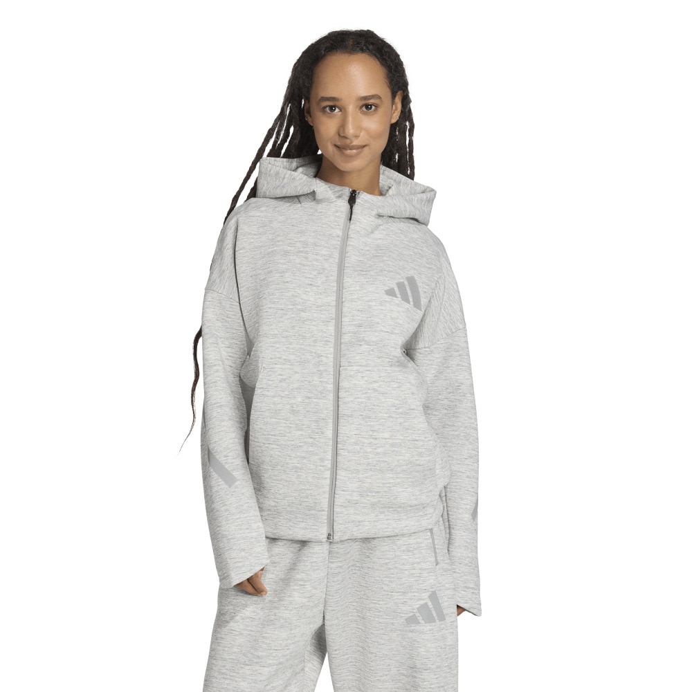 アディダス（adidas）（レディース）Z.N.E.プレミアム フルジップ パーカー JVR09-JV7146