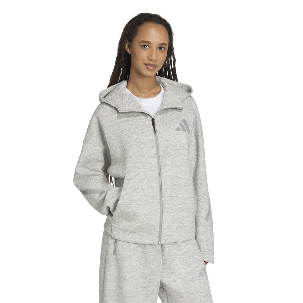 アディダス（adidas）（レディース）Z.N.E.プレミアム フルジップ パーカー JVR09-JV7146