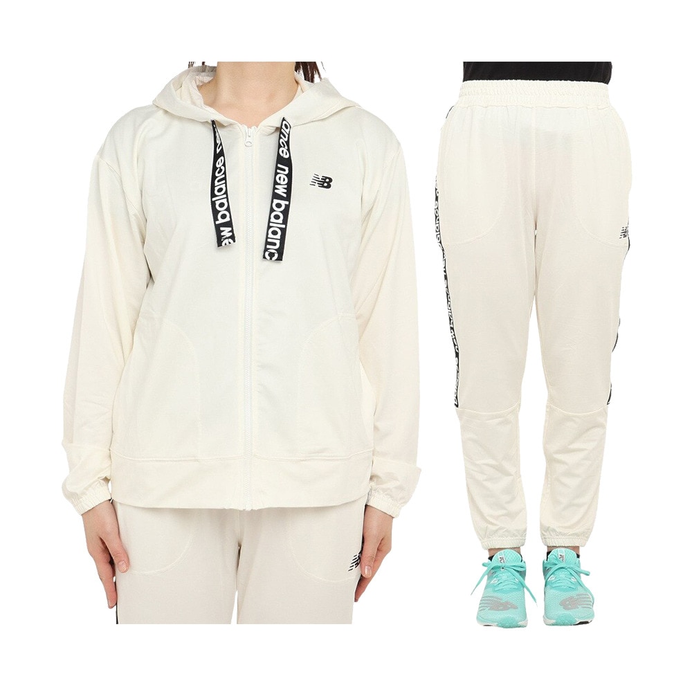 ケースイス（K SWISS）（レディース）ジャージ 上下セット レディース リレントレス フルジップフーディ AWJ31187SAH/AWP31181SAH