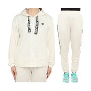 ケースイス（K SWISS）（レディース）ジャージ 上下セット レディース リレントレス フルジップフーディ AWJ31187SAH/AWP31181SAH