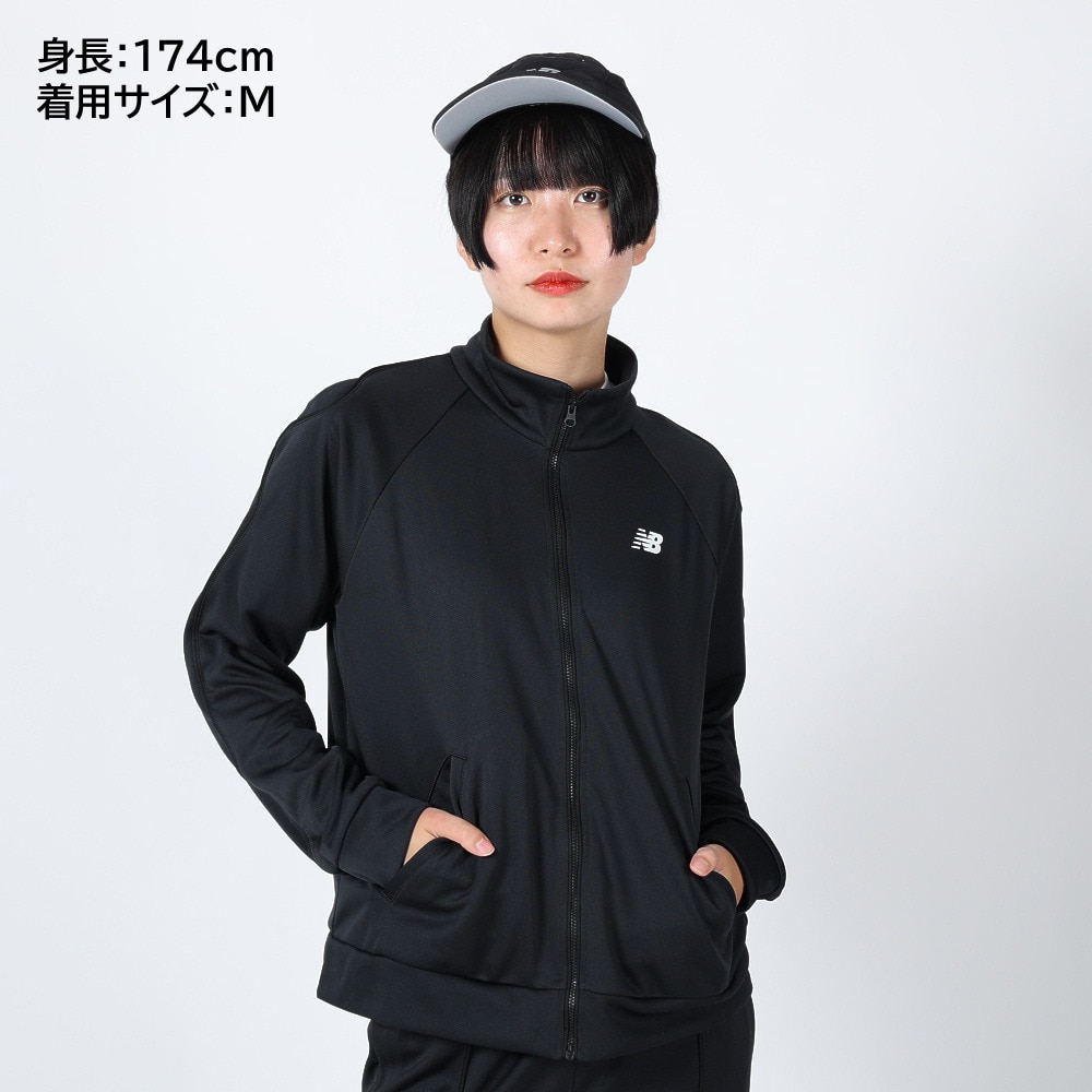 ニューバランス（new balance）（レディース）リレントレス トラックジャケット パンツ 上下セット ブラック