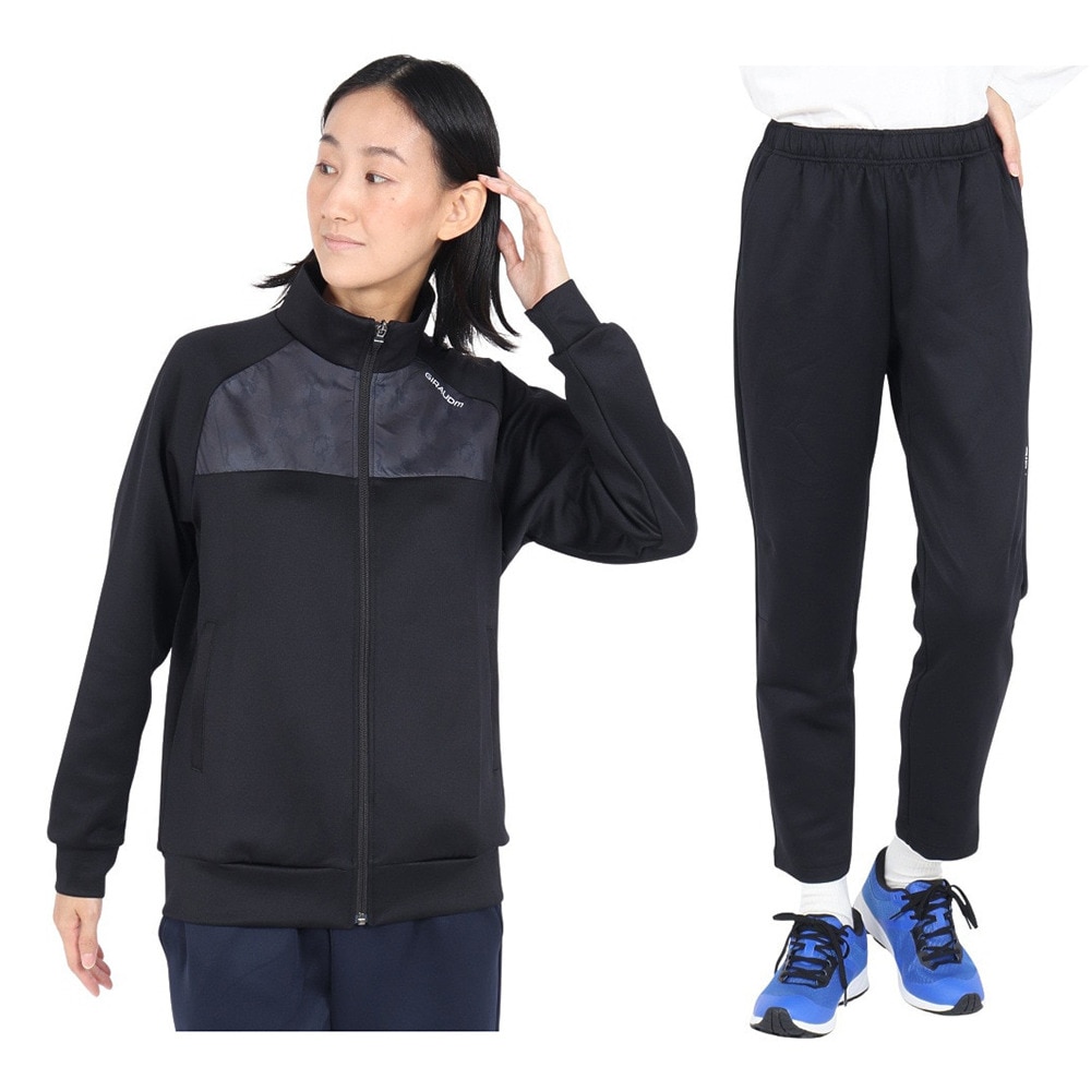ジローム（GIRAUDM）（レディース）wovenconbi wu 上下セット WU4F0045-TR852 WU4F0046-TR852 BLK