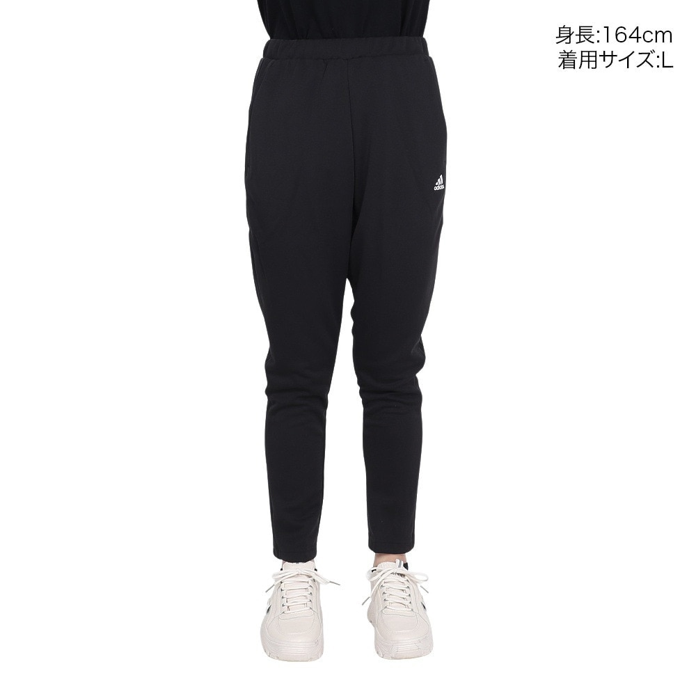 アディダス（adidas）（レディース）スリーストライプス ルーズフィット ダブルニット上下セット KTX40-JG3798 KTX41-JG3801