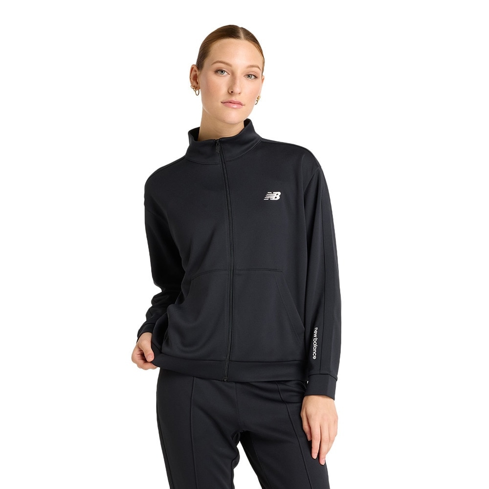 ニューバランス（new balance）（レディース）ニットトラック上下セット AWJ51505BK AWP51106BK