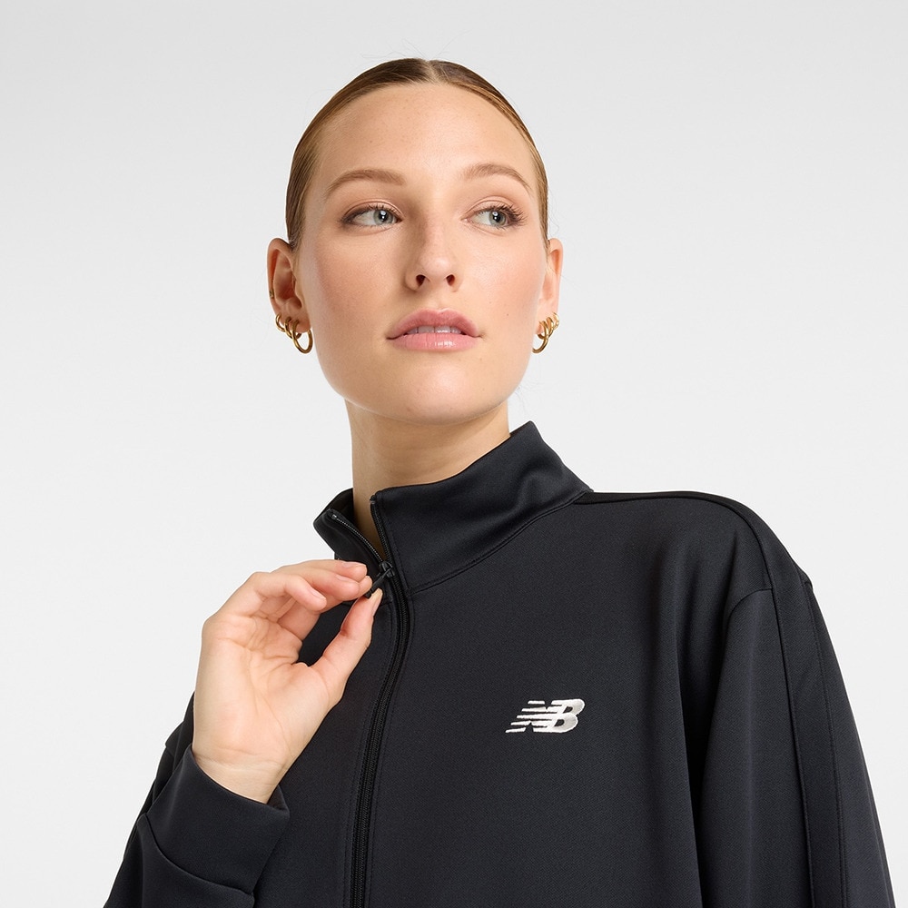 ニューバランス（new balance）（レディース）ニットトラック上下セット AWJ51505BK AWP51106BK