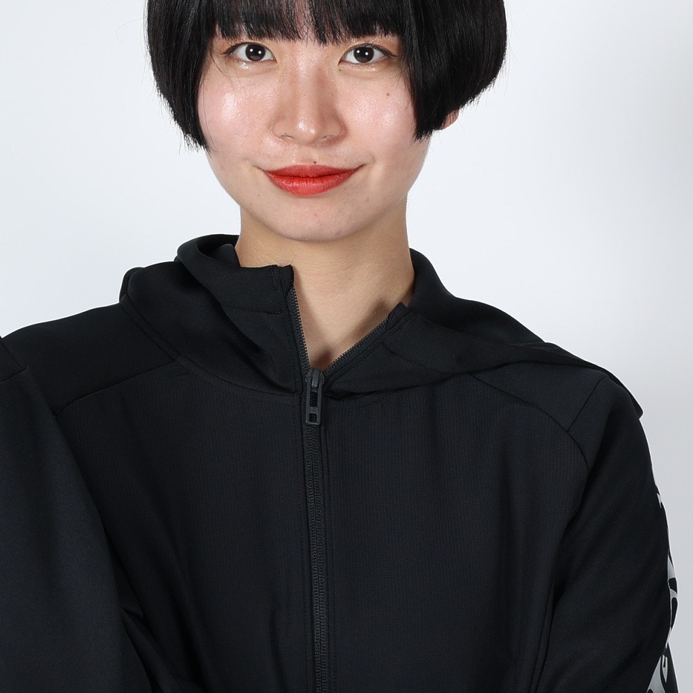 アンダーアーマー（UNDER ARMOUR）（レディース）パーカー レディース ハイブリッドニット フルジップ フーディー 1381235 001