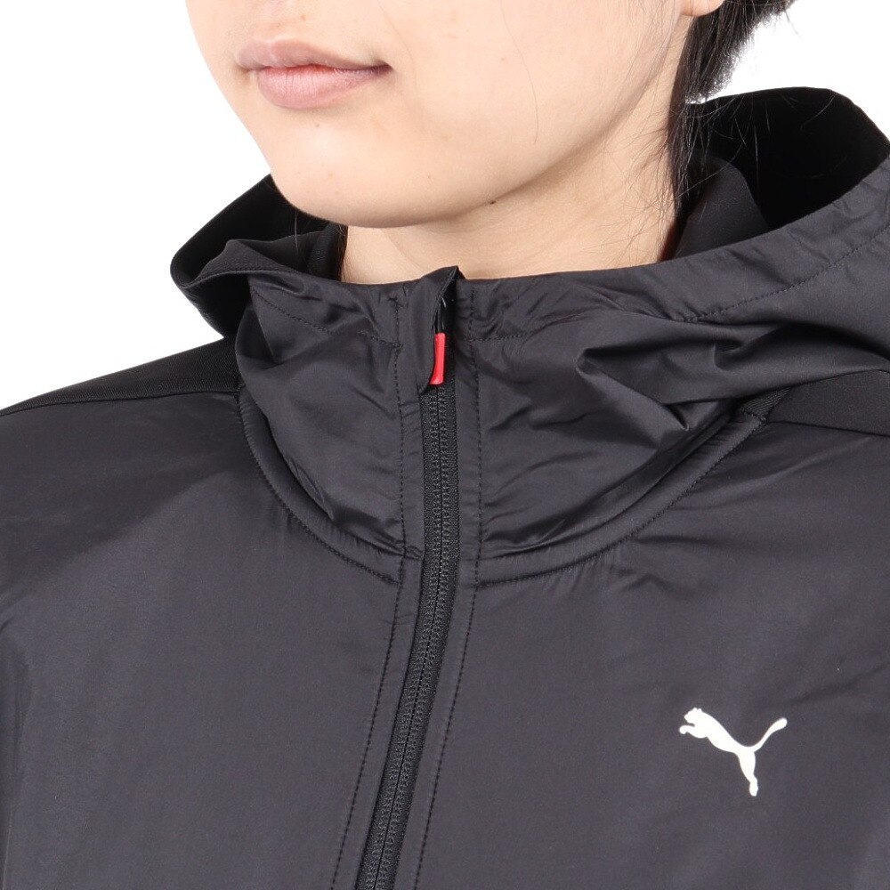 プーマ（PUMA）（レディース）パーカー レディース TRAINING フーディー ジャケット 524384 01 BLK