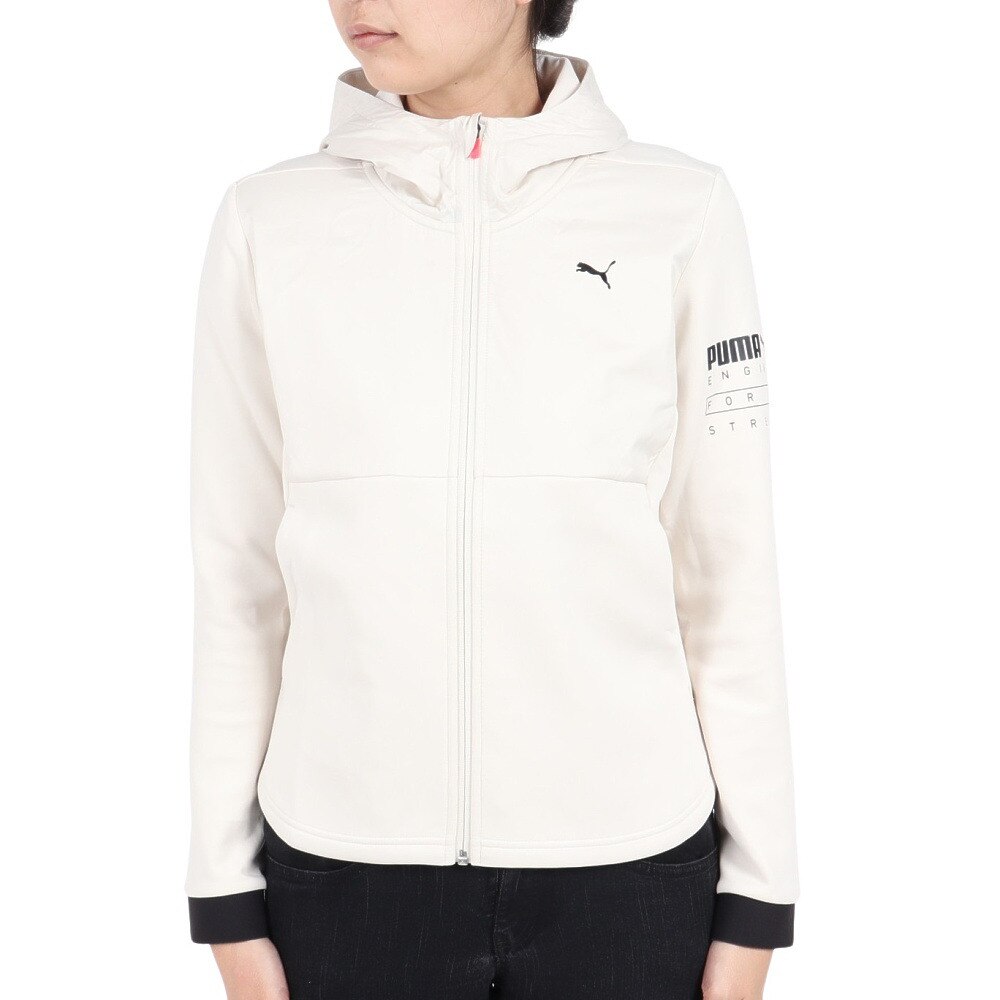 プーマ（PUMA）（レディース）パーカー レディース TRAINING フーディー ジャケット 524384 87 BEG