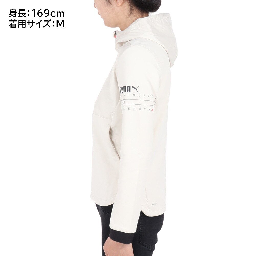 プーマ（PUMA）（レディース）パーカー レディース TRAINING フーディー ジャケット 524384 87 BEG