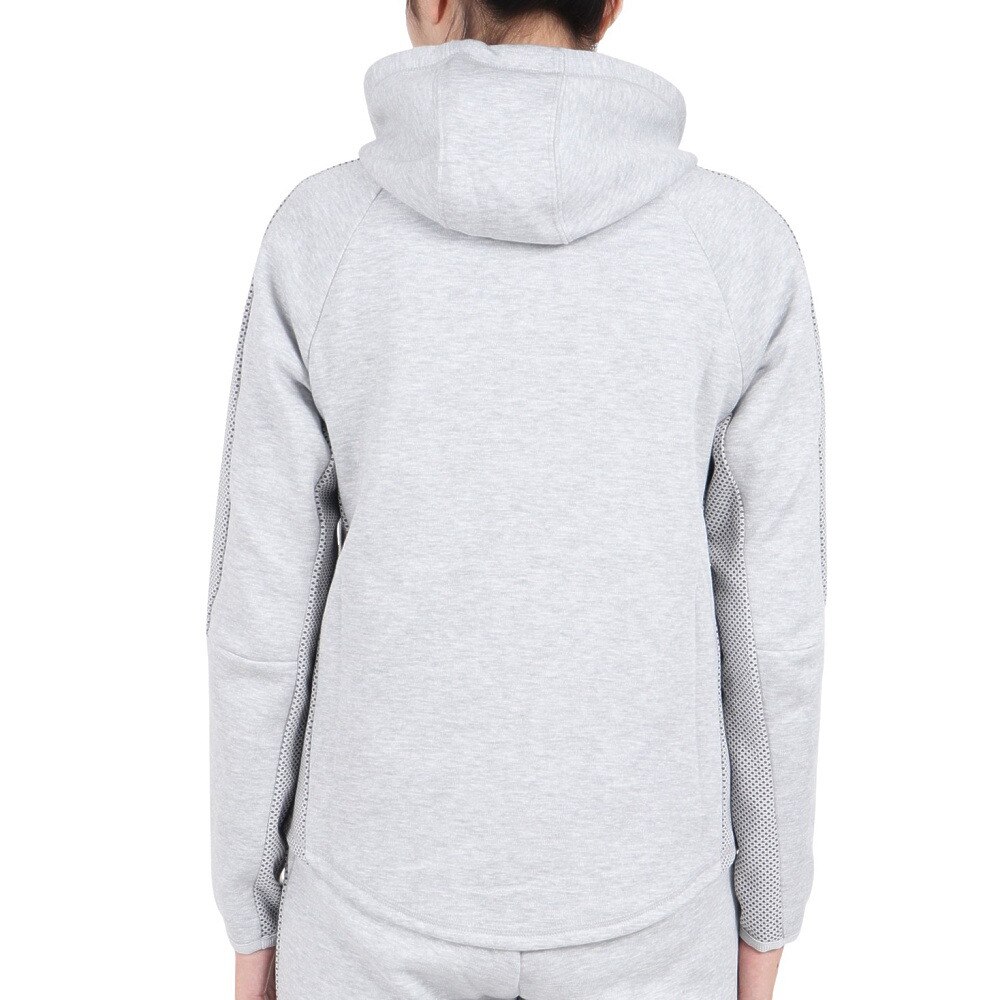 プーマ（PUMA）（レディース）パーカー レディース EVOSTRIPE フーデッド ジャケット 678388 04 LGRY