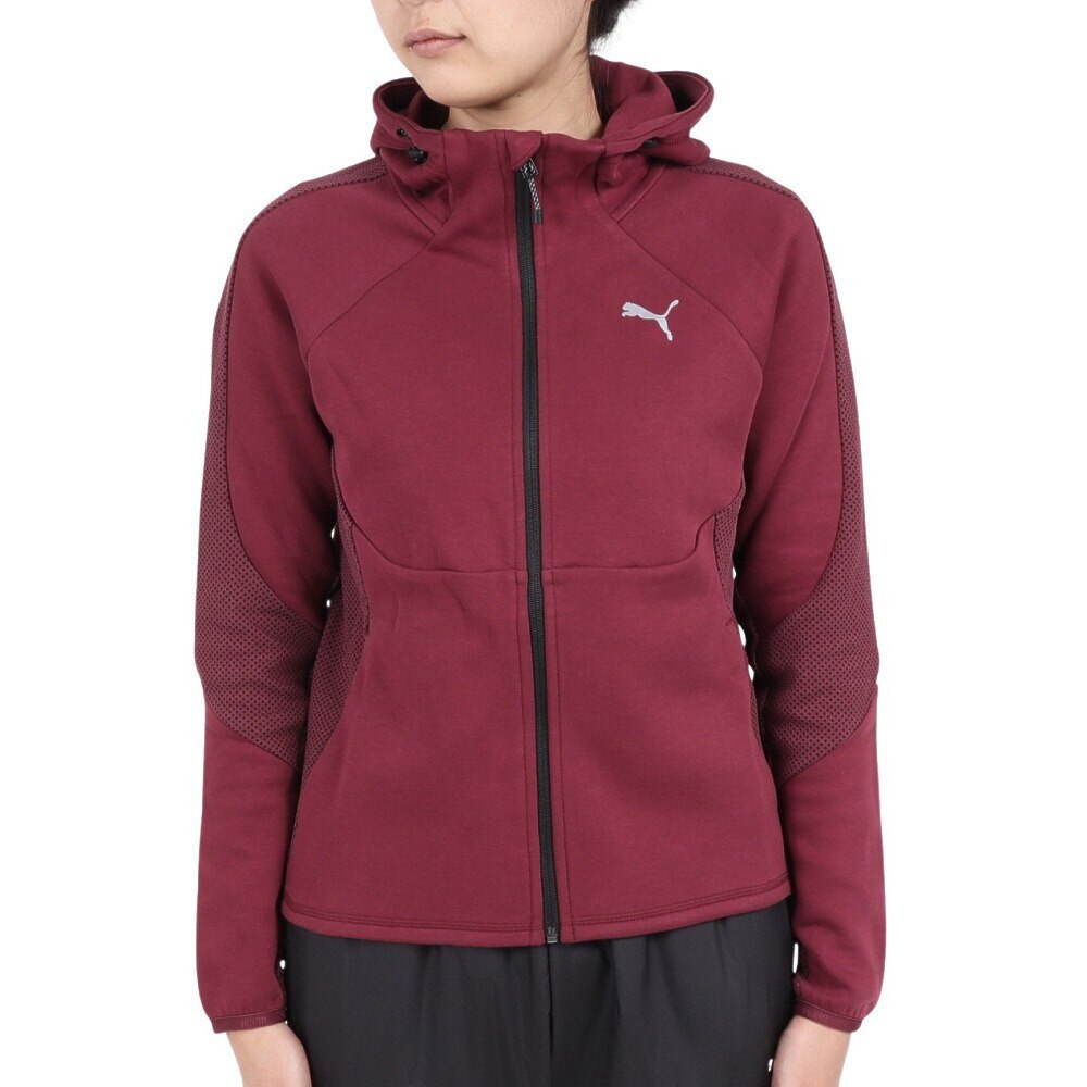 プーマ（PUMA）（レディース）パーカー レディース EVOSTRIPE フーデッド ジャケット 678388 22 MGT